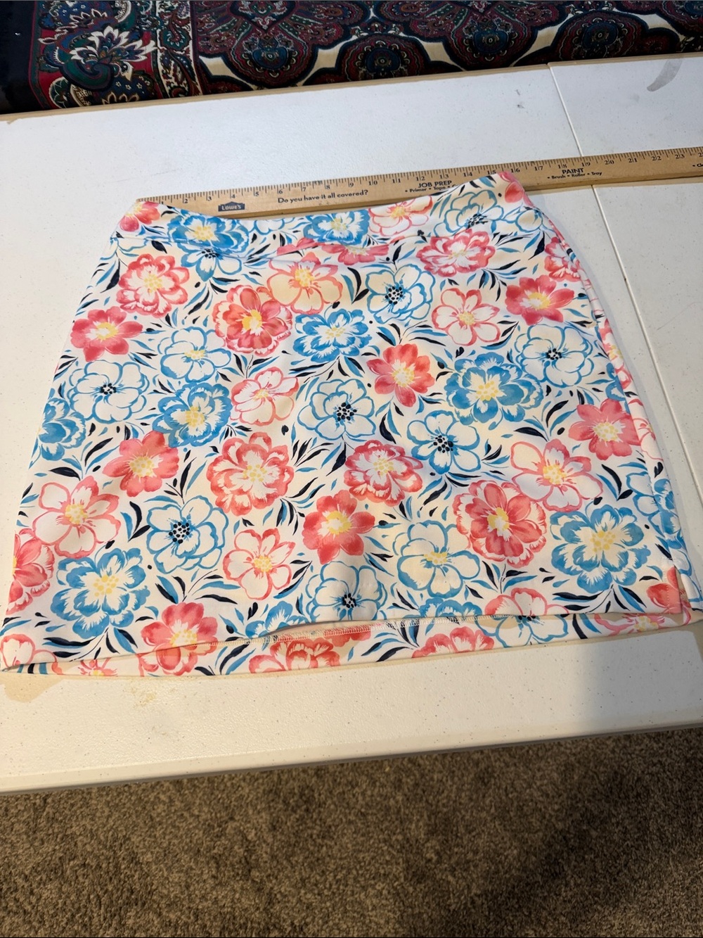 #596. Floral skort. Large
